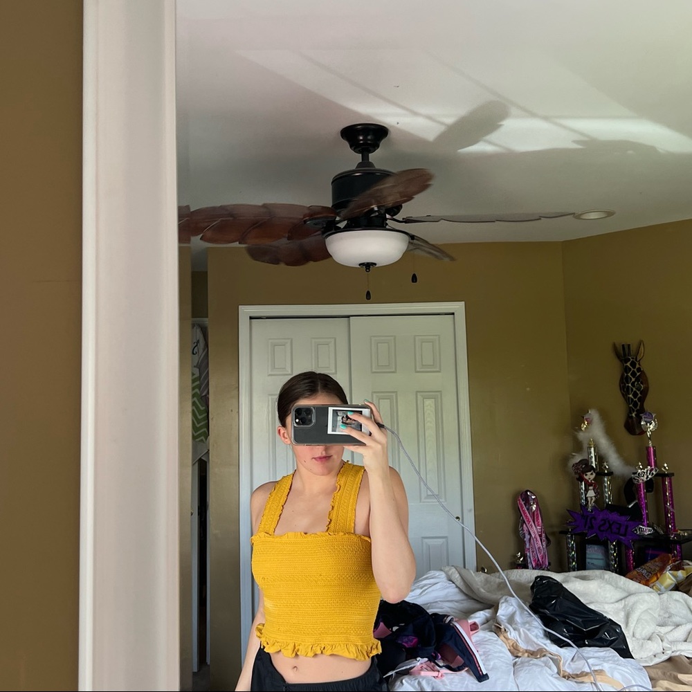 Mustard stylish tank